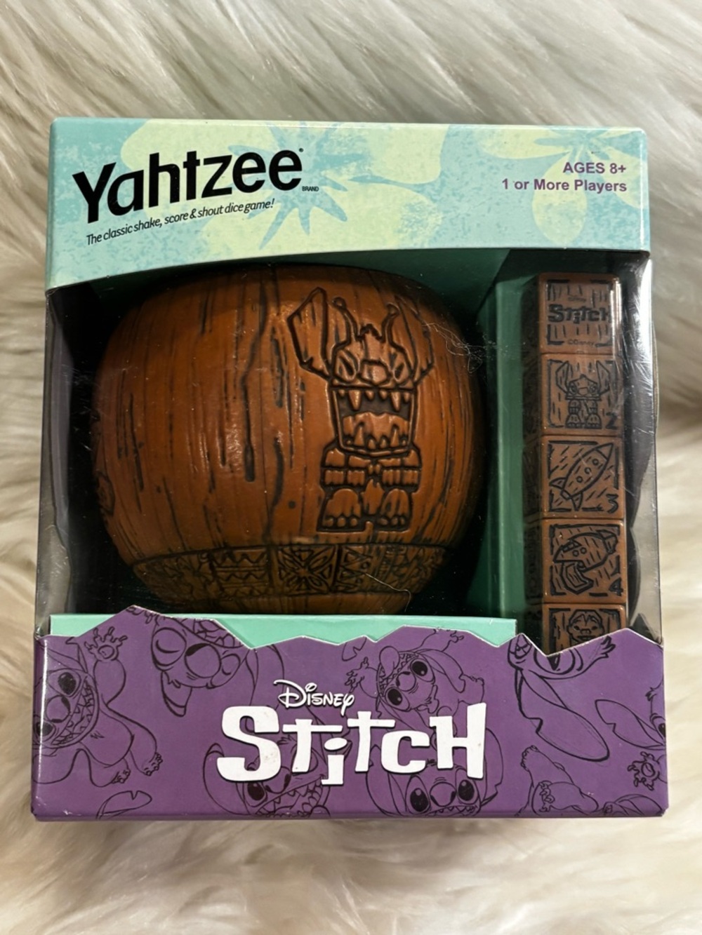 USAopoly YAHTZEE Disney Stitch Dice Game